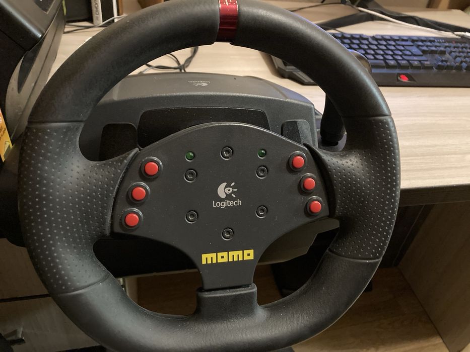 logitech momo racing с модом 900 градусов.