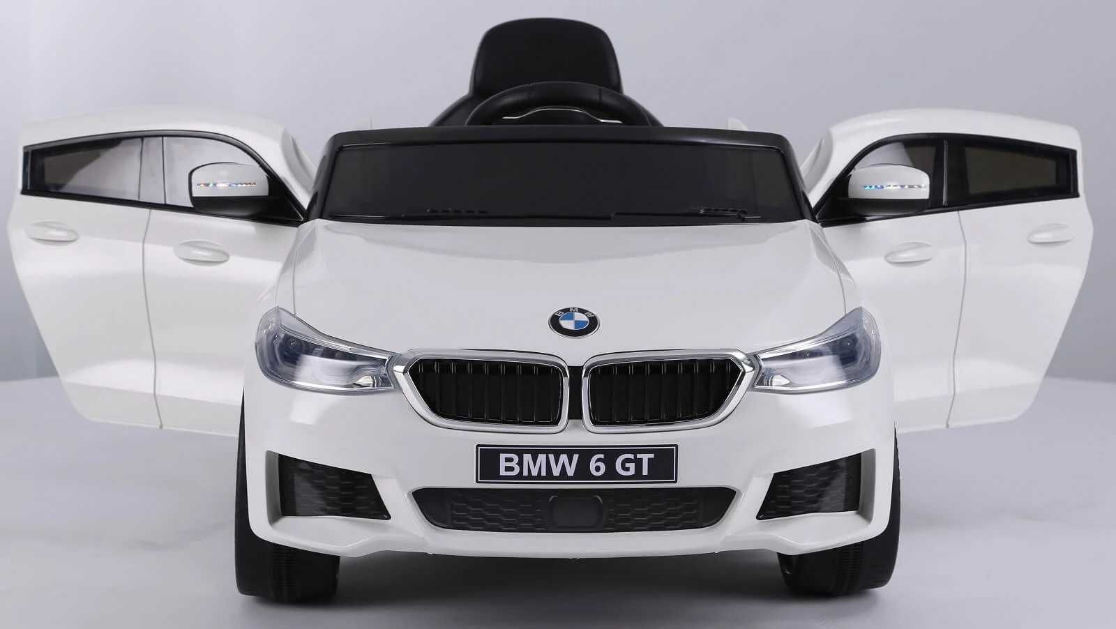 Masinuta electrica copii 1-4 ani BMW seria 6 GT 640i cu Roti Moi #Alb