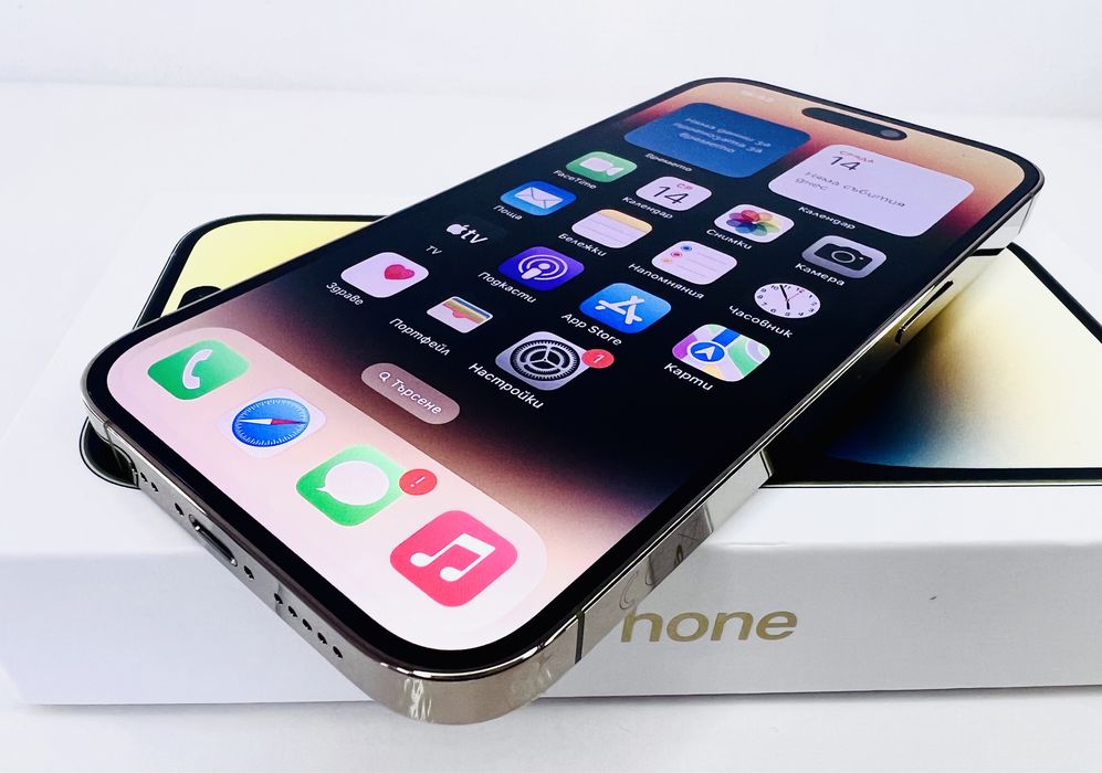 Apple iPhone 14 Pro 128GB Gold Отличен! Гаранция!