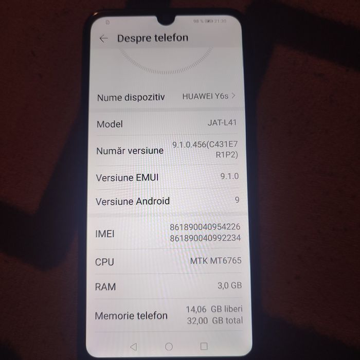 Smartphone Huawei Y6s