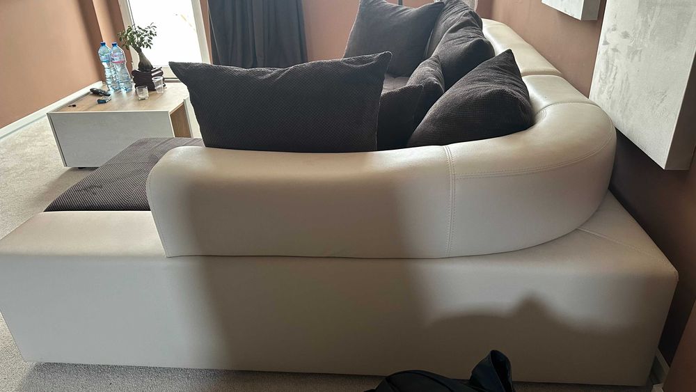 Разтегателен ъглов диван, ляв ъгъл