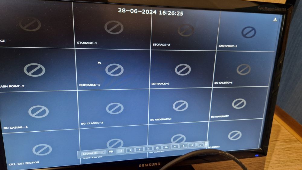 NVR Wisenet 16 canale PoE XRN-1610SA 16 Channel 4K H.265 NVR