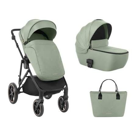 Kikka boo Thea Army Green БЕБЕШКА-ДЕТСКА КОЛИЧКА  2 В 1