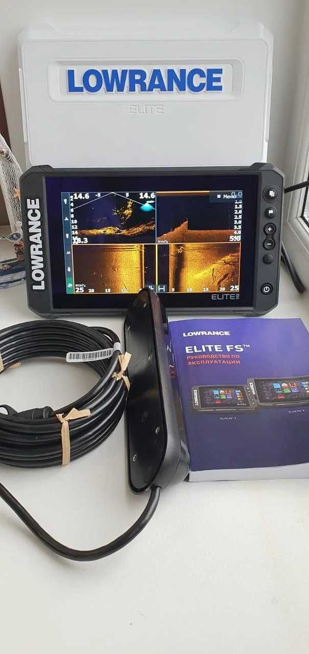 Эхолот-картплоттер Lowrance Elite FS9 c датчиком Active Imaging 3-in-1