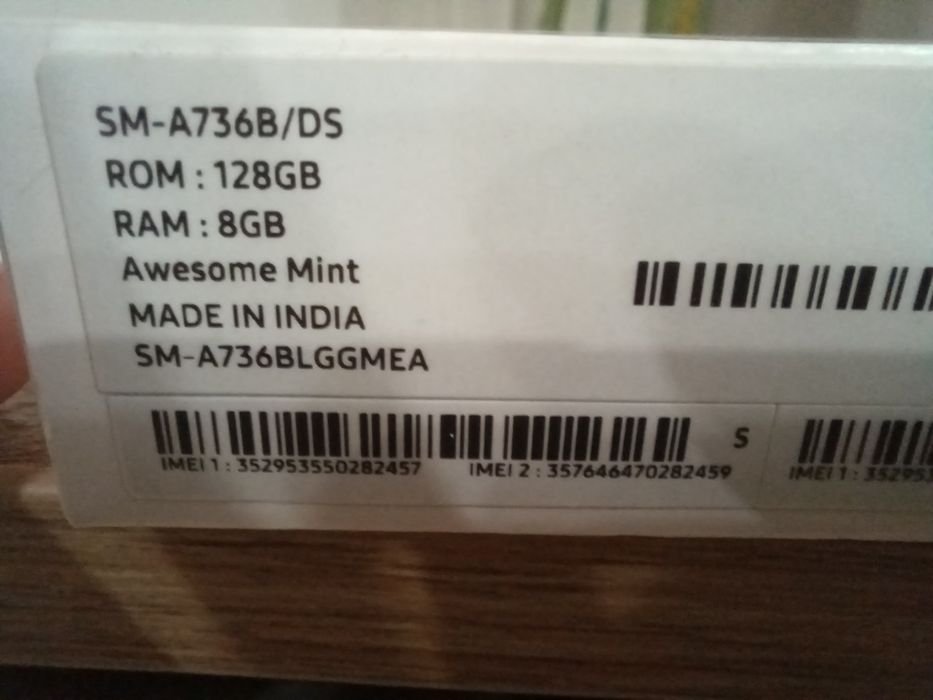 Samsung Galagy A73 5G 128 GB 8GB RAM