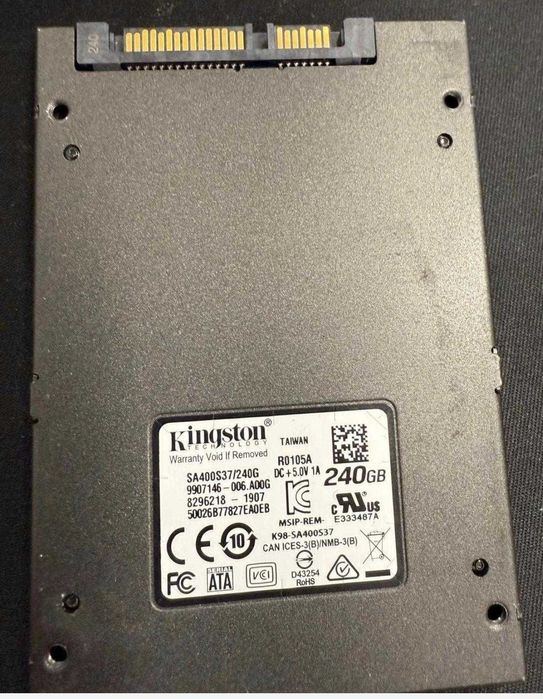 SSD KINGSTON A400 - 240 GB , 2.5 " SATA III