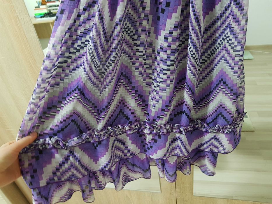 Rochie de vara vaporoasa mov - L/XL