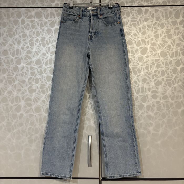 Светлосини широки дънки