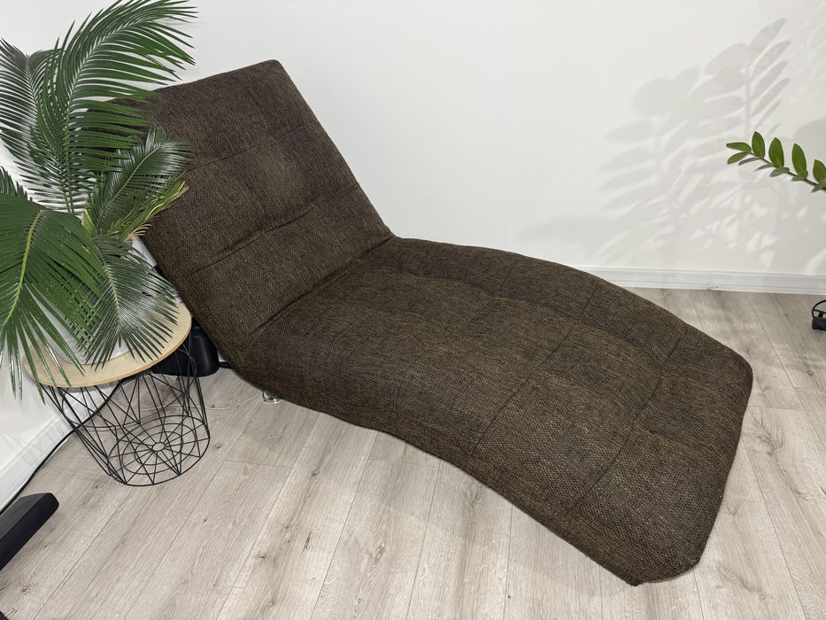 Fotoliu / sezlong  material textil maro