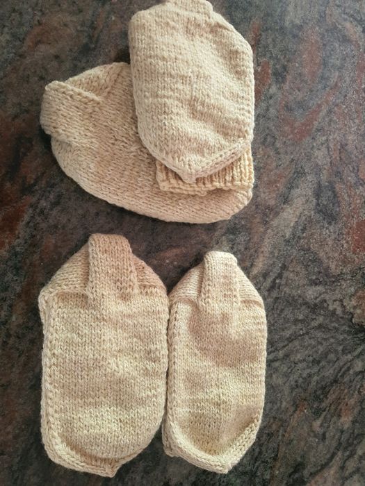 Домашни вълнени чорапи