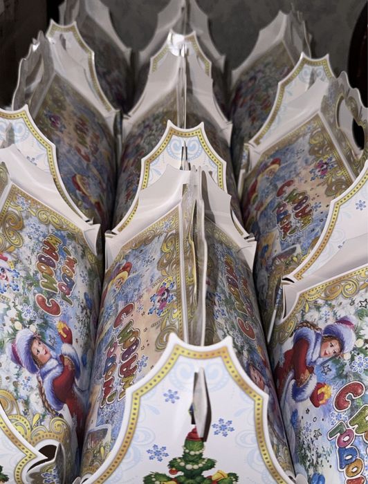 Кульки кулек новогодние подарки сладости шоколад новый год