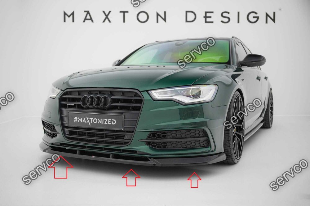 Prelungire bara fata Audi A6 S-line S6 C7 11-14 v17 Maxton Design