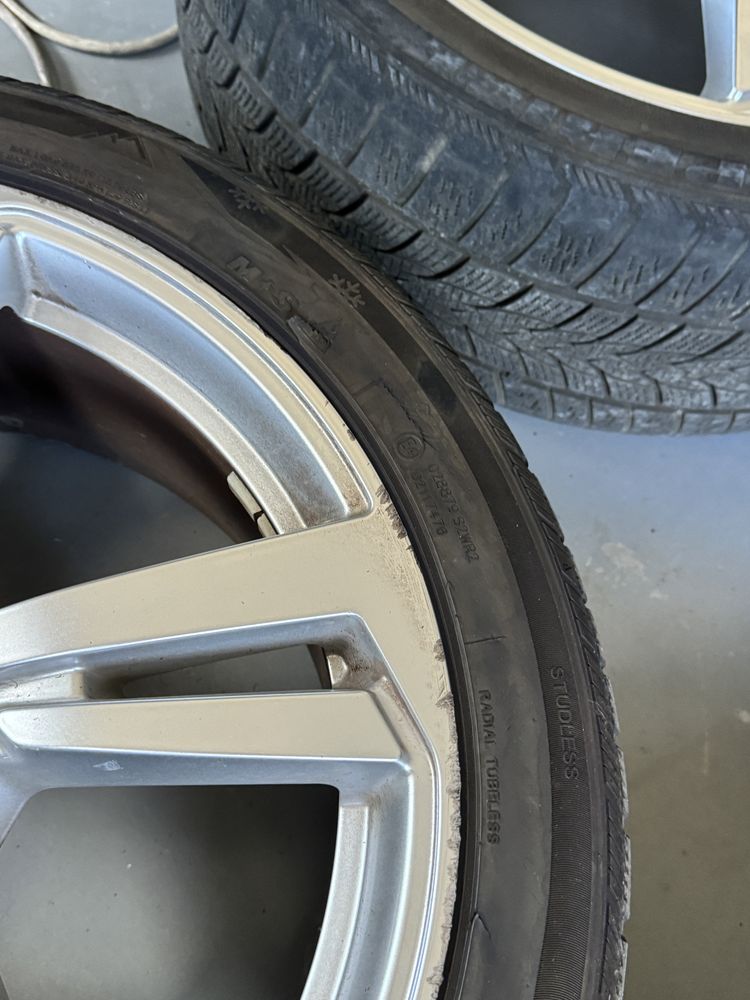 Джанти с гуми оригинални Audi 20 цола 5х112 , 66.5