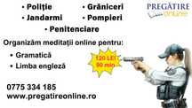 Cursuri de pregatire pentru admitere la Academia si Scolile de Politie