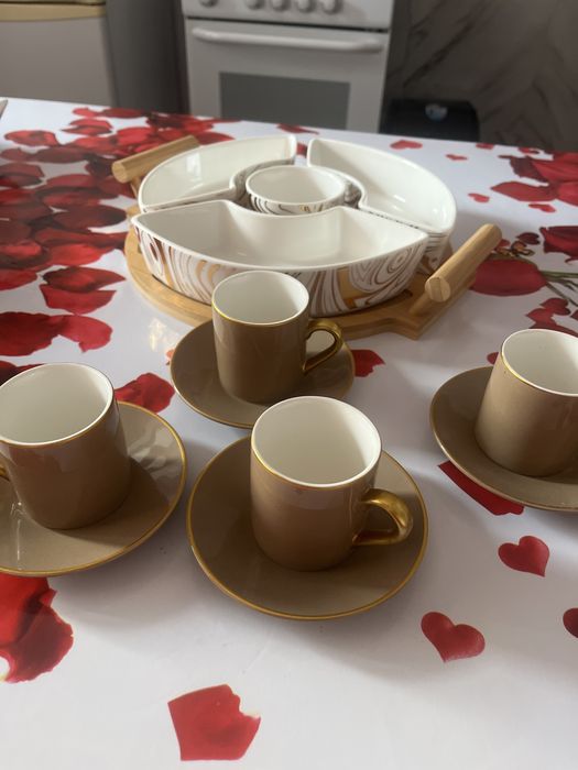 Тарелки чашка межканфетца