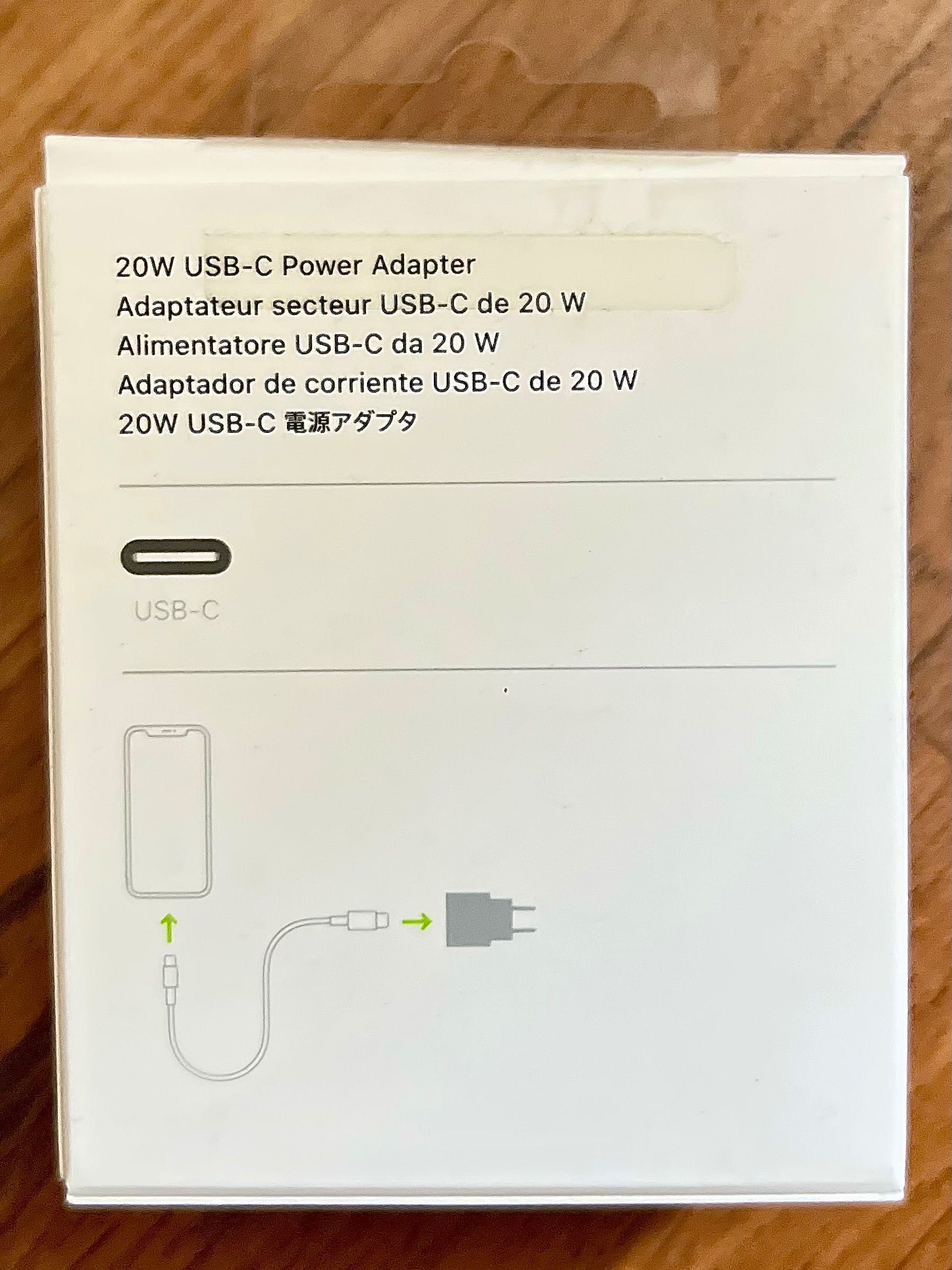 USB-C 20W Power Adapter, новый