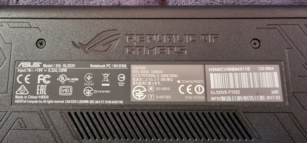Laptop Asus, 15.6", i7, SSD 512GB, HDD 1TB RAM 16GB GTX 4GB PRET FIX !