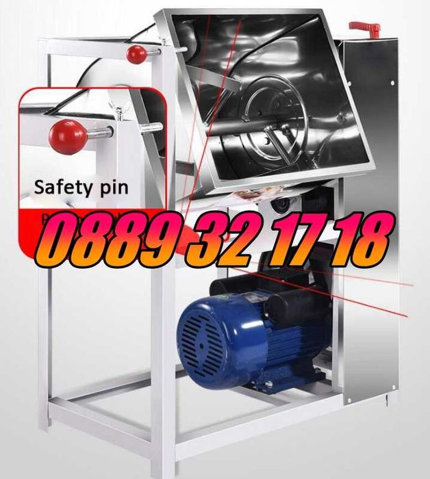 Електрическа бъркалка за кайма 25 кг, бъркалка за месо и тесто