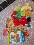 Papusa Nancy cuburi fructe de plush joc de motricitate