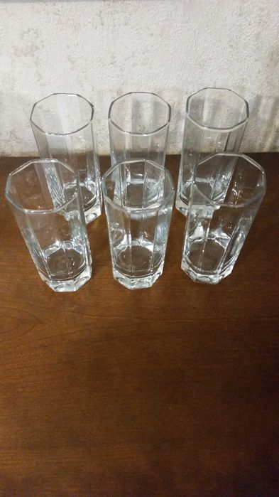 Стаканы для воды, сока 6 шт.