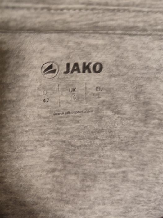 Tricou sport JAKO gri – mărime L
