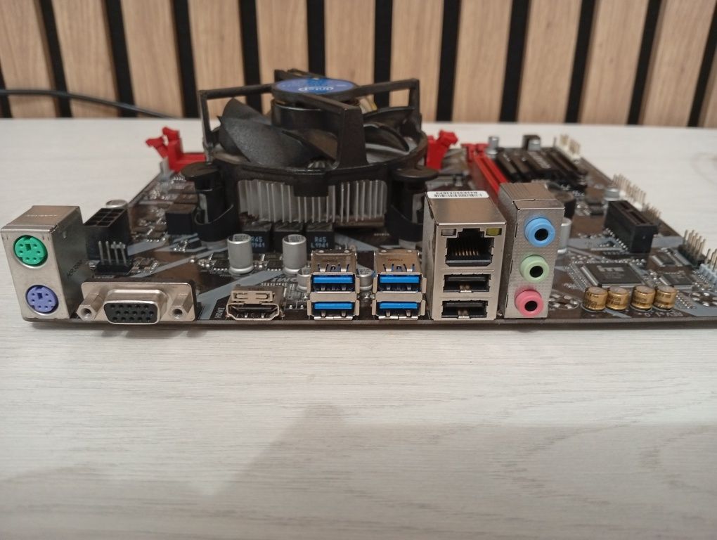 Placa de baza gigabyte b365m h, bulk, refurbished+intel core i3 9100f