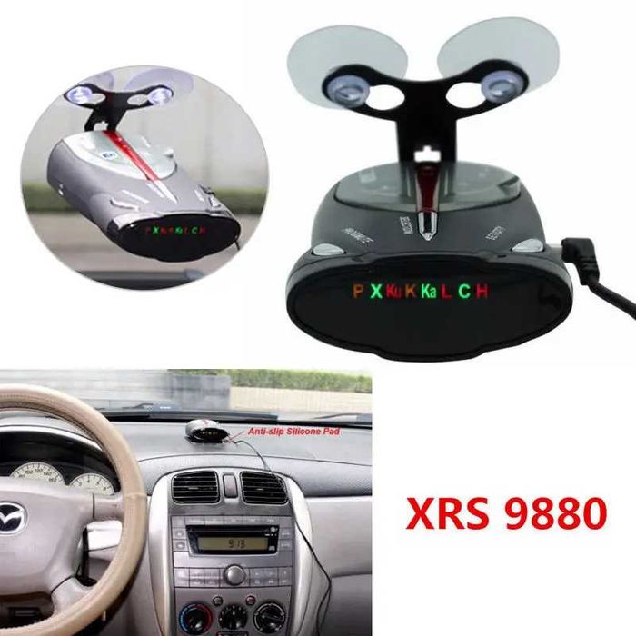 Detector radar cu 16 benzi XRS 9880 + Detectoar laser + pad