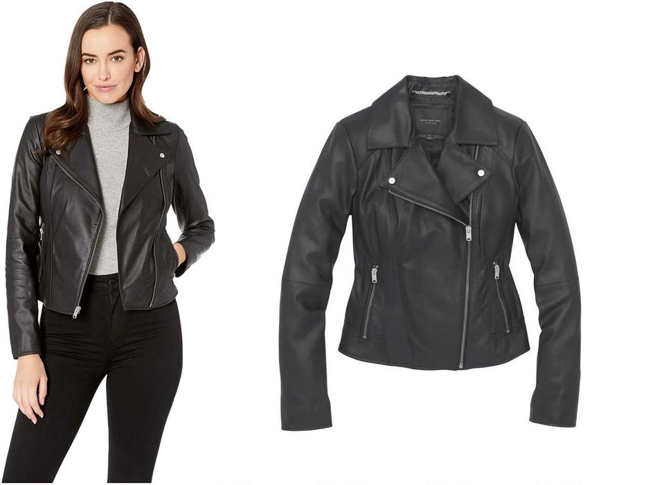 NOU! Geaca de piele naturala designer Marc New York by Andrew Marc