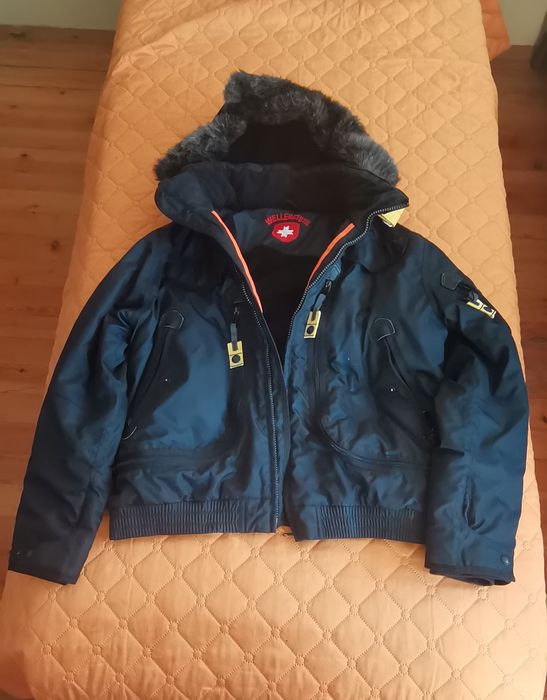 Мъжко Зимно Марково Яке Wellensteyn, Оригинално С Естествена Кожа