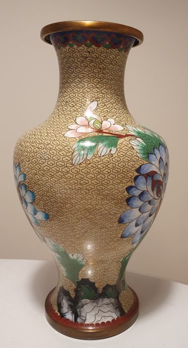 Vază cloisonné chinezească