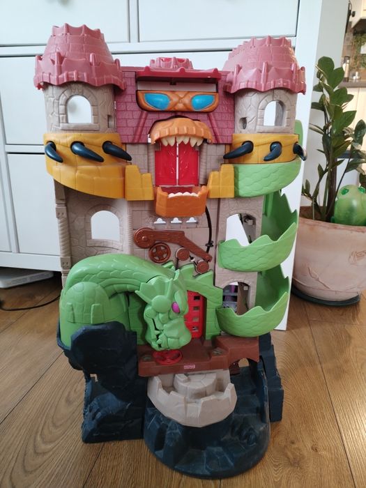 Jucărie mare FISHER PRICE Castel Dragon World IMAGINEXT