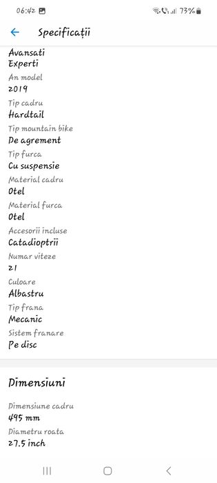 Vand bicicleta MTB 27,5