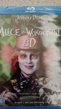 Фирменный 3D Блю-рэй диск Алиса в стране чудес