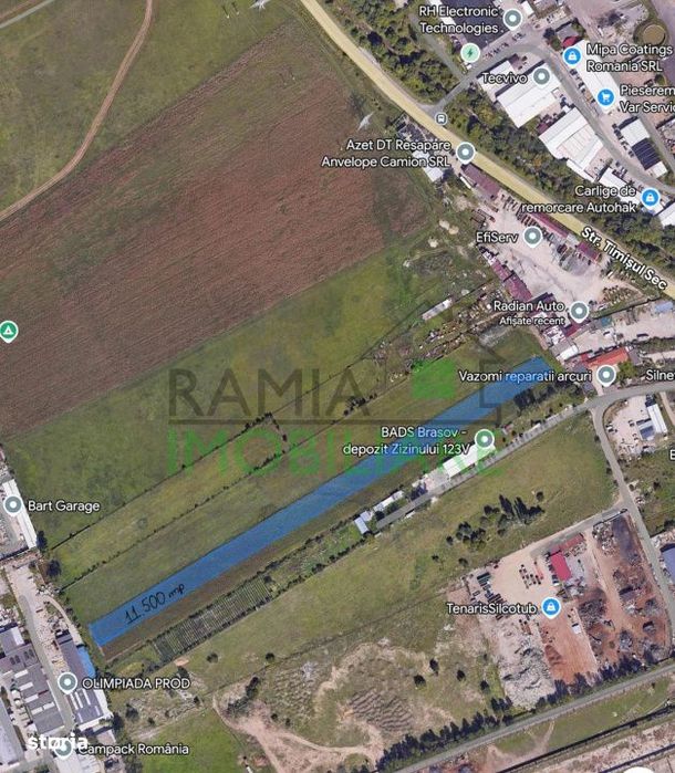 Teren industrial cu potential ridicat – Brasov, Timisul Sec