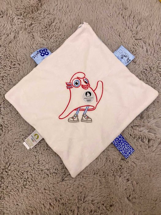 Mascota Doudou a Jocurilor Olimpice Paris 2024 jucarie paturica bebe