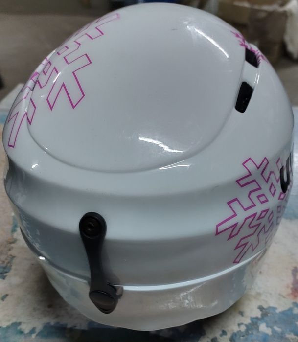 Cască ski albă Uvex 55 - 58cm