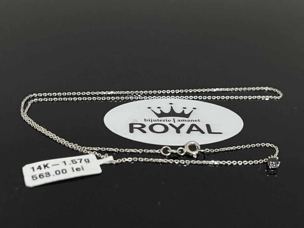 Bijuteria Royal CB : Lant aur alb 14k 1,57 grame