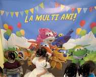 Banner / Poster Super Wings / La multi ani