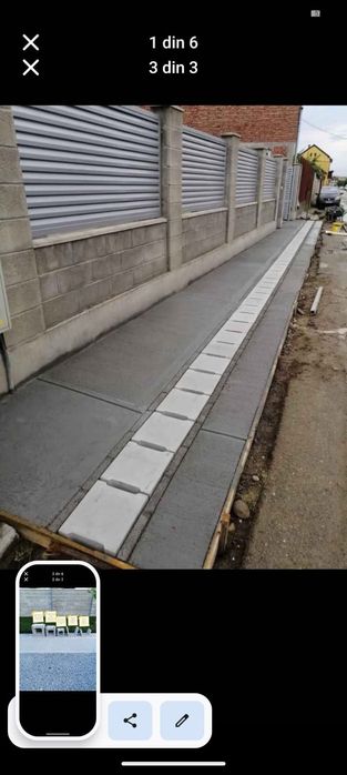 Rigole și capace șanț