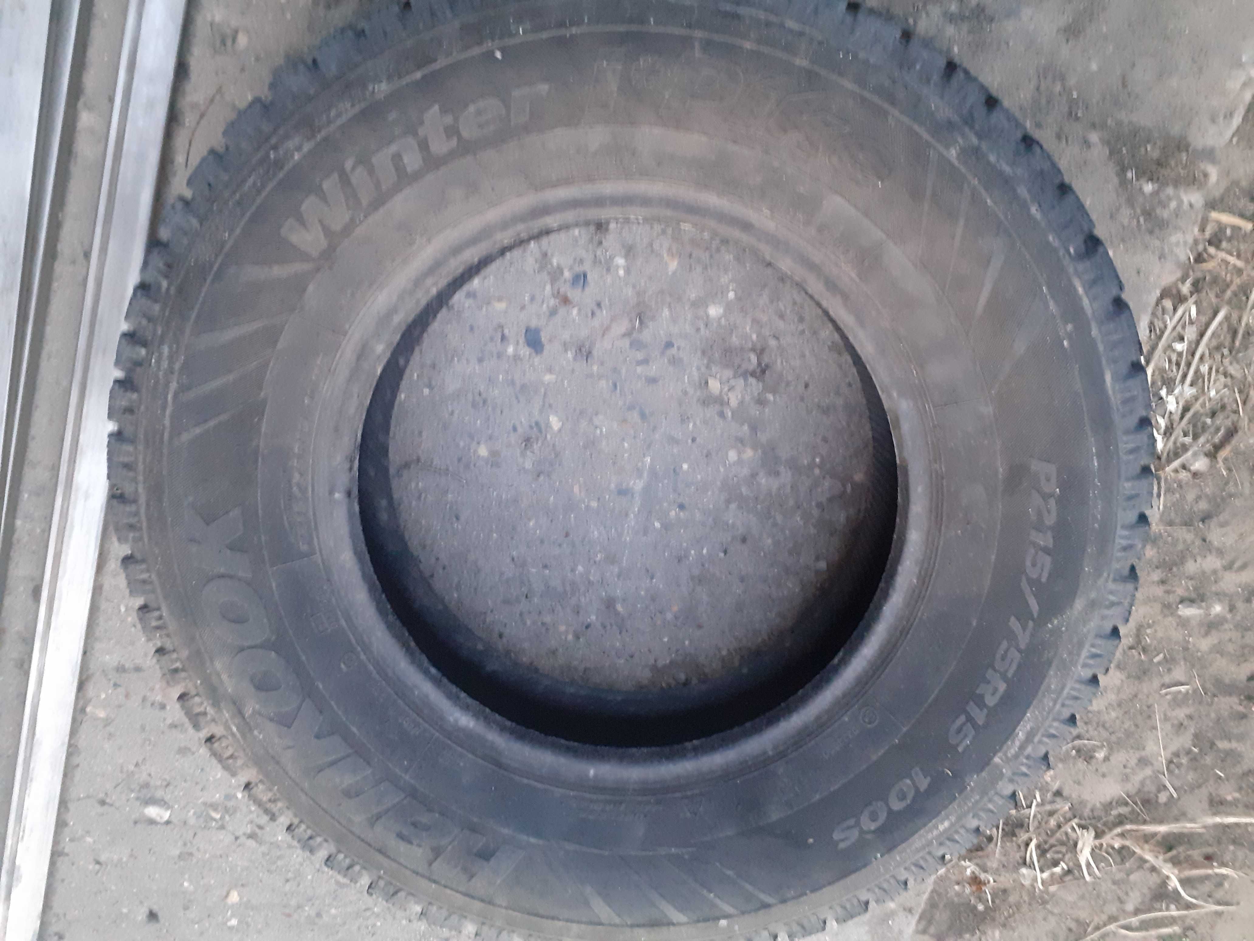 Автошины HANKOOK Winter 215/75R15 б/у в количестве 2 шт