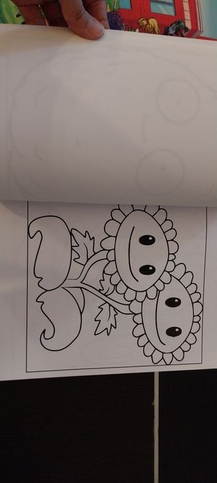 Книжки за оцветяване Plants vs zombies