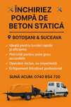 Închiriez Pompă De Beton Statică