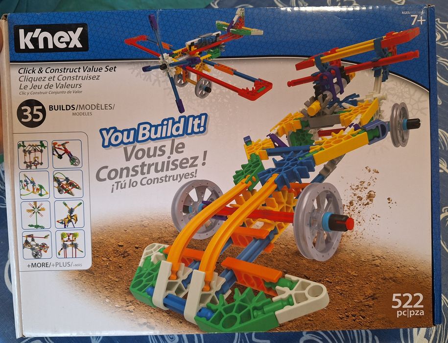Конструктор KNEX, 522 части, за възраст  7+