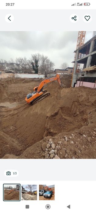 Копаем котлован для фундамента вывоз грунта строй мусор услуги спецтех