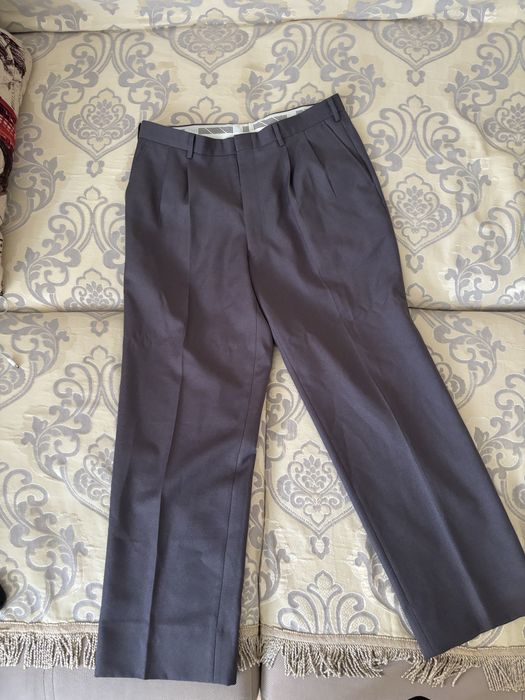 Мужские классческие брюки широкого кроя