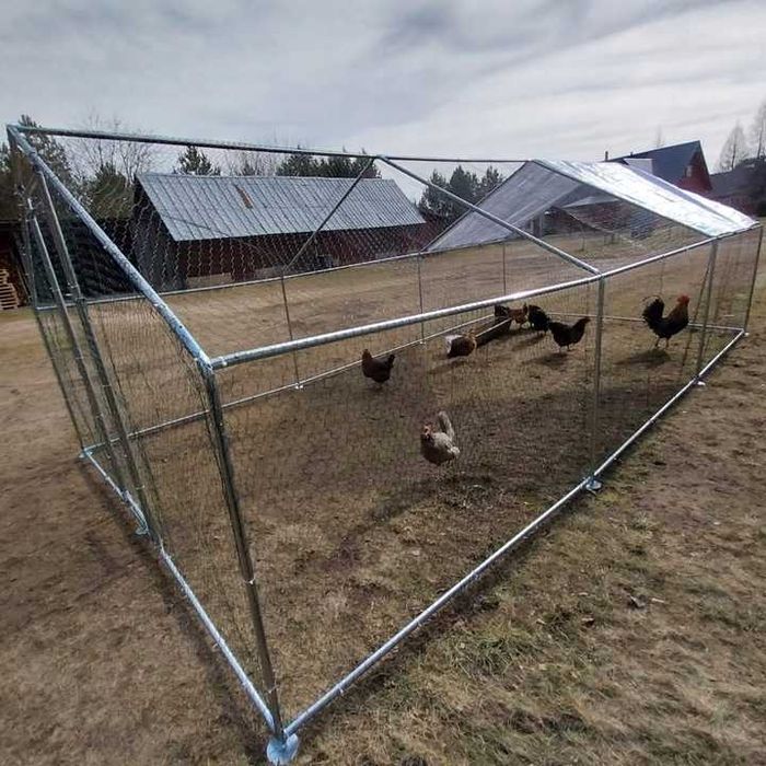 Птичарник 3х6м Клетка за пилета Кокошарник кокошарници клетки кокошки