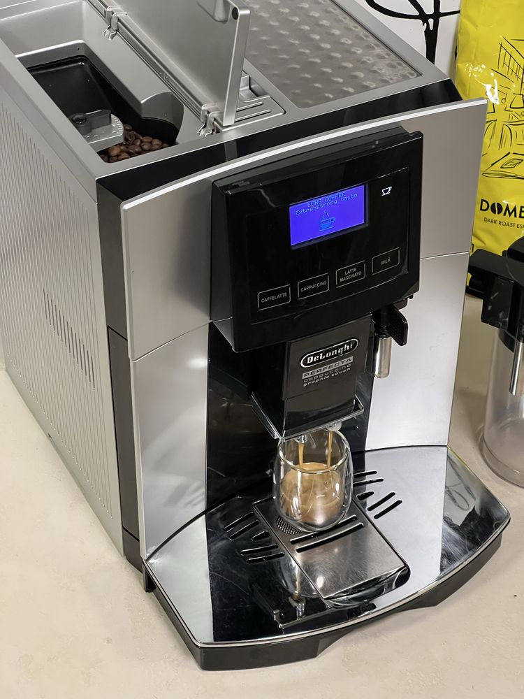 Кафемашина кафе автомат delonghı perfecta touch cappuccino с гаранция