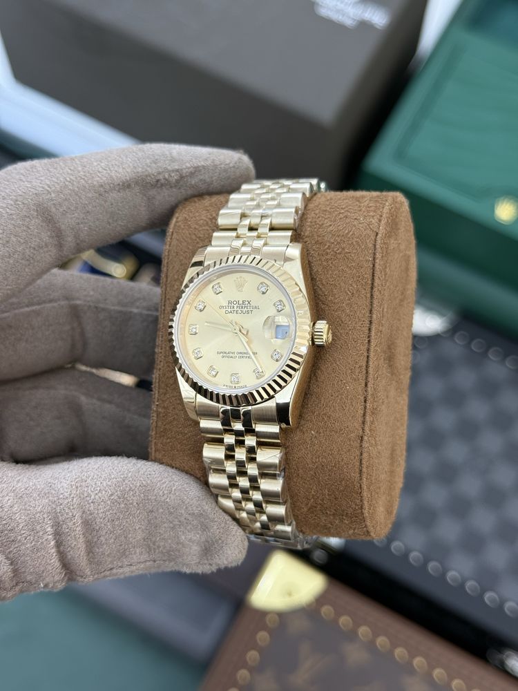 Rolex Date-Just 31 Gold 18k