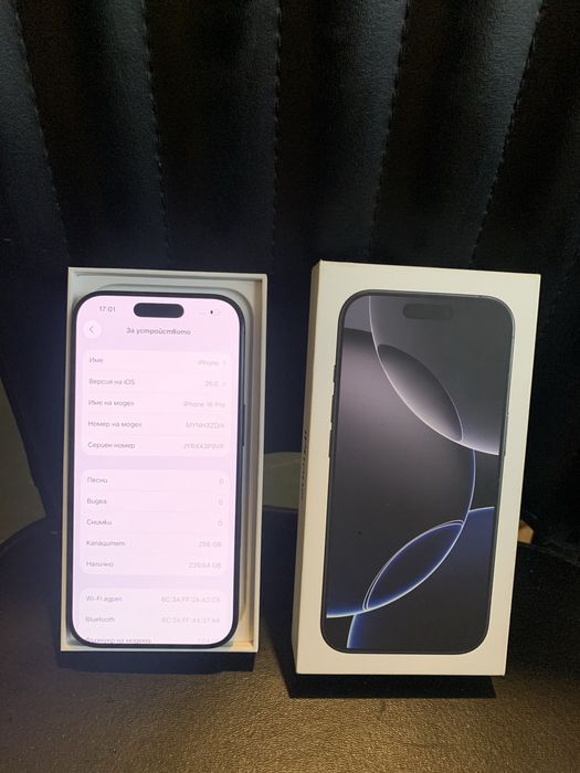 Iphone 16 Pro  256 гб black titsnium