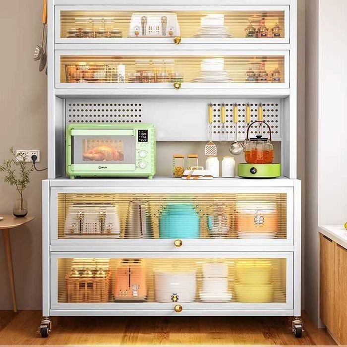 Шкаф с откидной вверх дверцей/идеален для техники и посуды